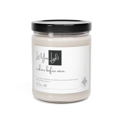 Let Your Light so Shine - Scented Soy Candle, 9oz