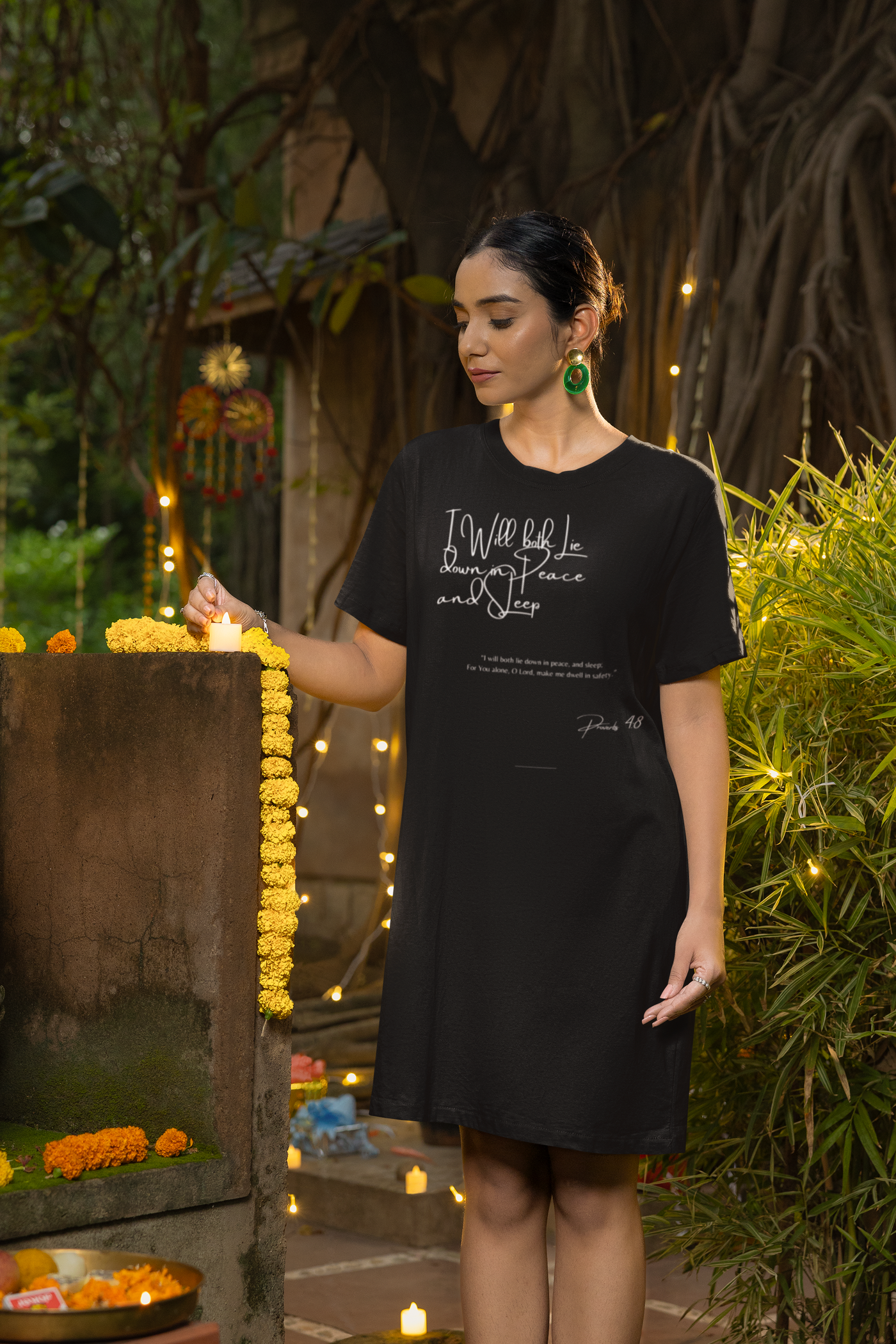 Prosperous Way - Organic Sleep T-Shirt Dress